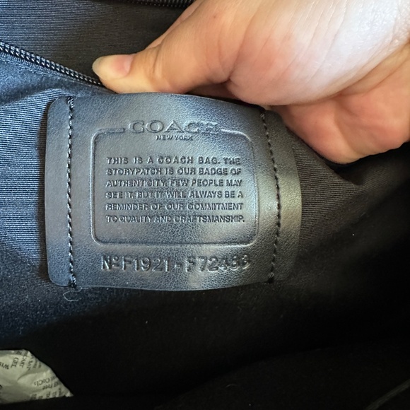 NWT!Rare! Coach F72483 Men's Houston Backpack In Signature Canvas Mahogany Black - Picture 11 of 12